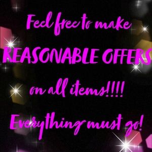 All items must go!!!!